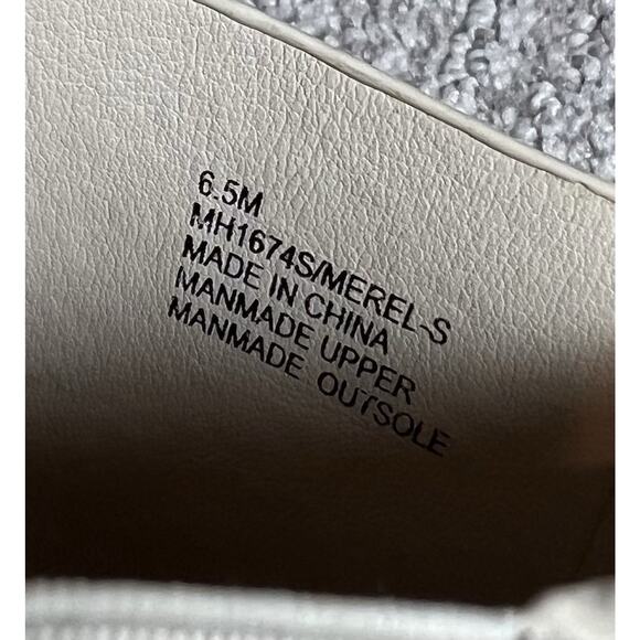 Mia Snakeskin Embossed Sandal In Ivory, Slip On, Size 6.5 - Picture 4 of 8